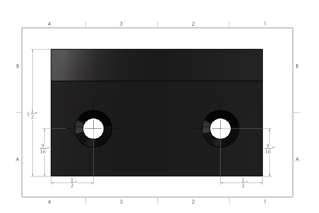 Hidden Island Countertop Bracket